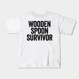 Wooden Spoon Survivor Blue Kids T-Shirt